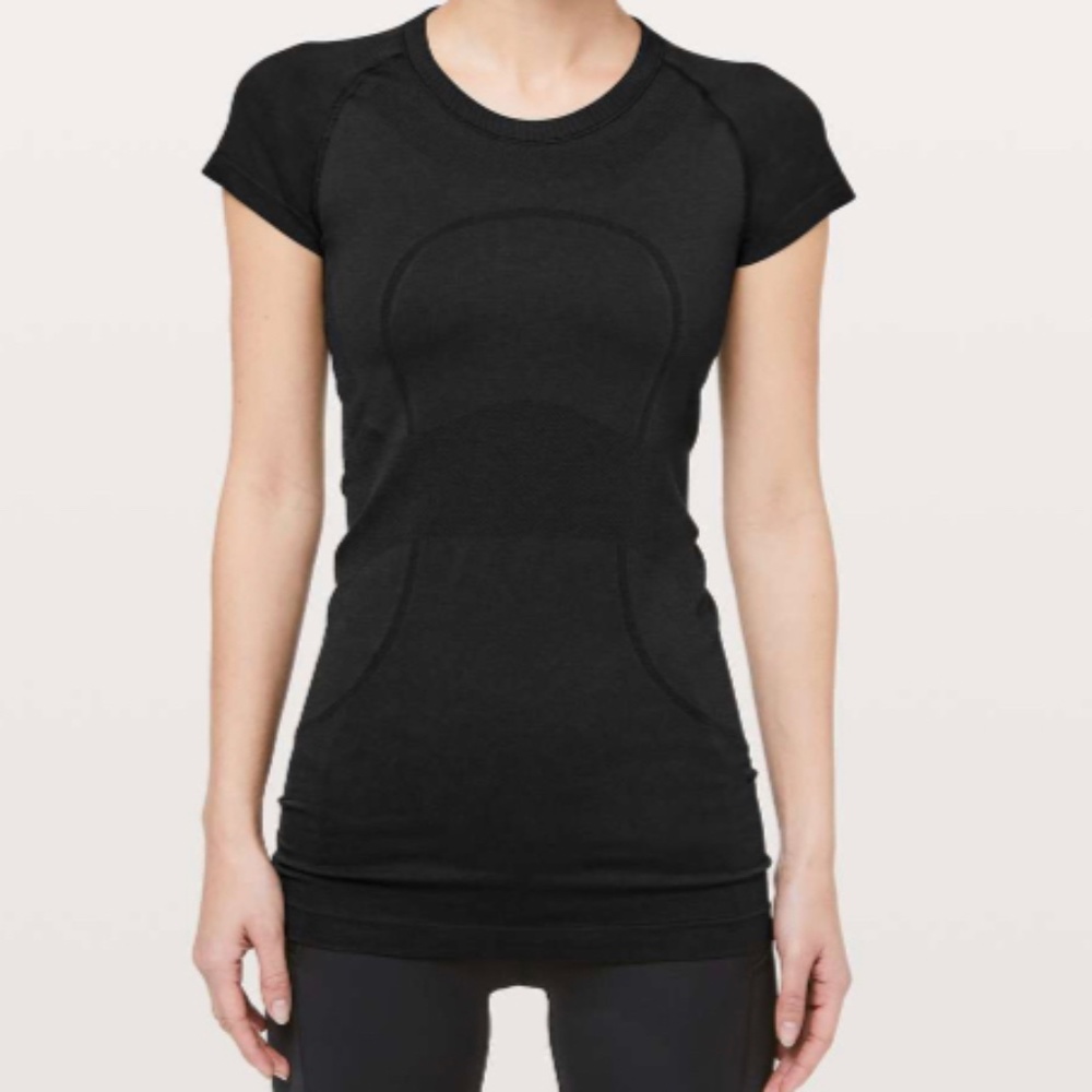 lululemon athletica Black Short Sleeve Tee